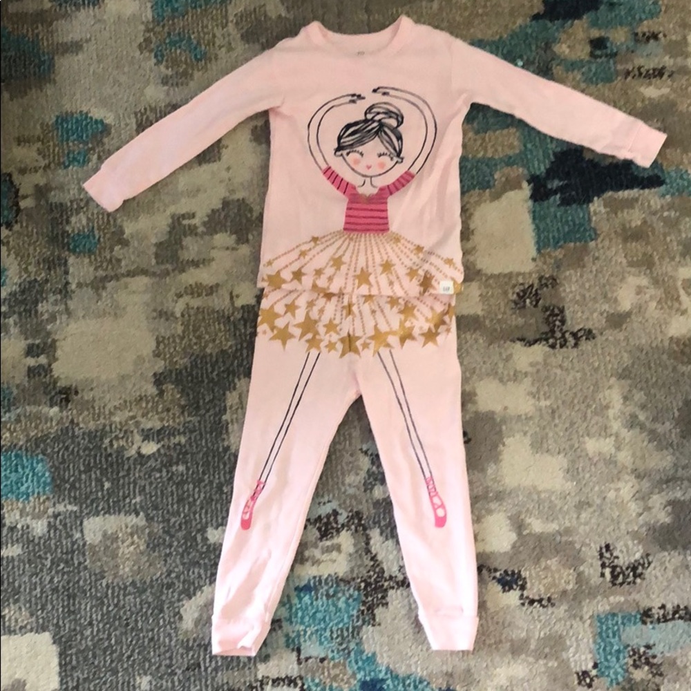 Pink ballerina pajamas